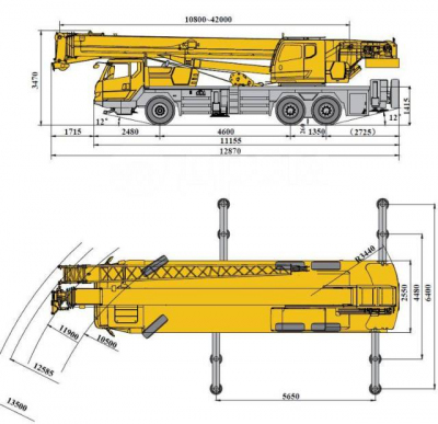 Автокран XCMG XCT30 30 т. 42 м.